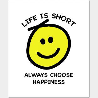 Choose Happiness Posters and Art